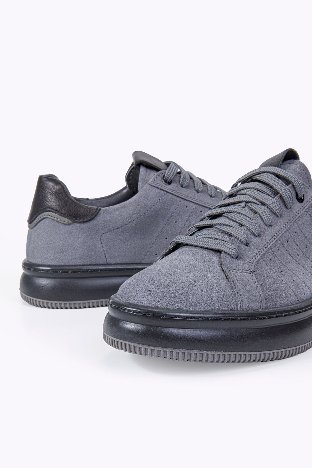 STORM GRİ SÜET %100 HAKİKİ DERİ SNEAKER AYAKKABI