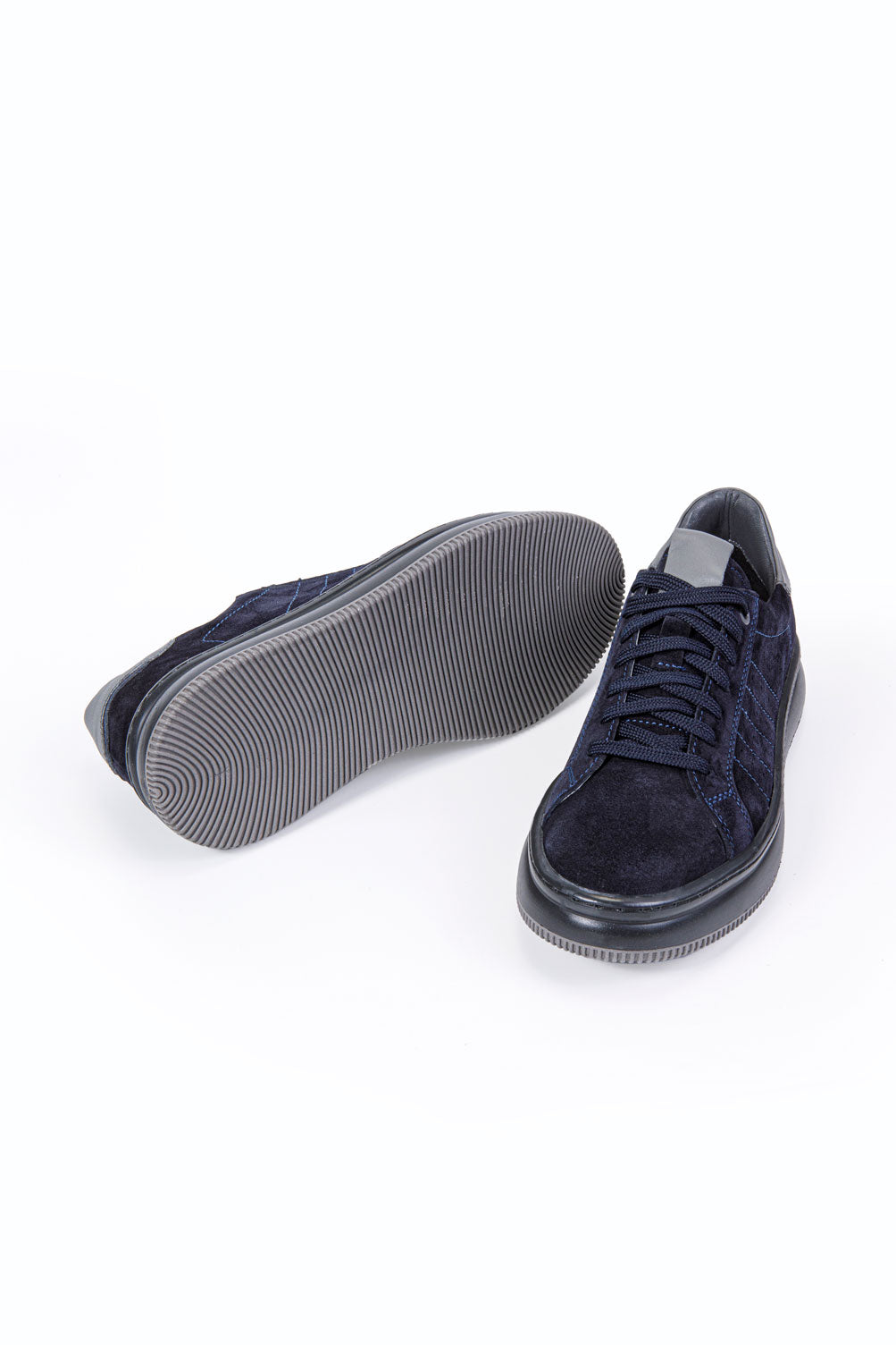 STORM LACİVERT SÜET %100 HAKİKİ DERİ ERKEK SNEAKER AYAKKABI