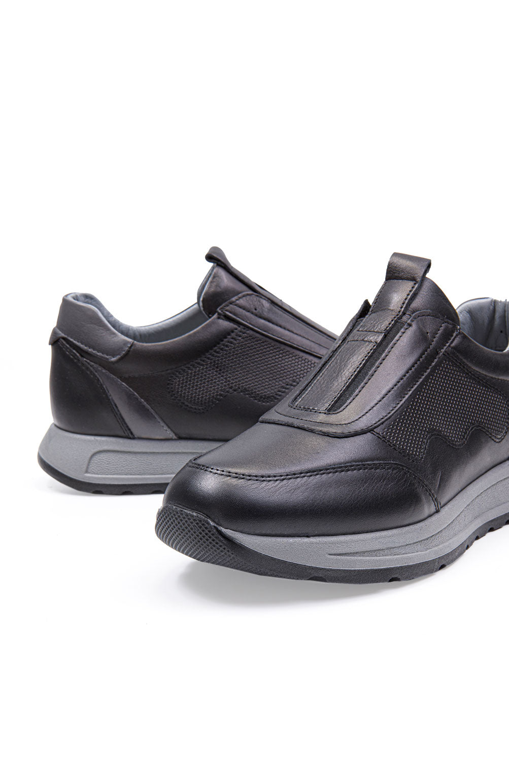 SCALA SİYAH %100  HAKİKİ DERİ ERKEK SPOR GÜNLÜK AYAKKABI