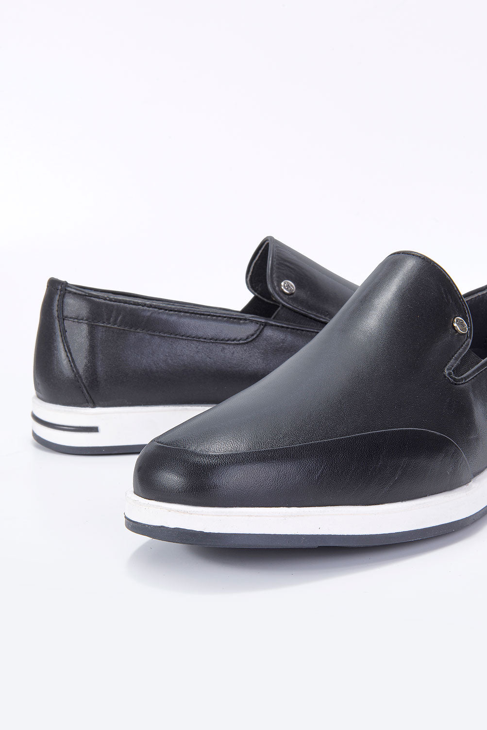 NEON SİYAH %100 HAKİKİ DERİ LOAFER ERKEK AYAKKABI