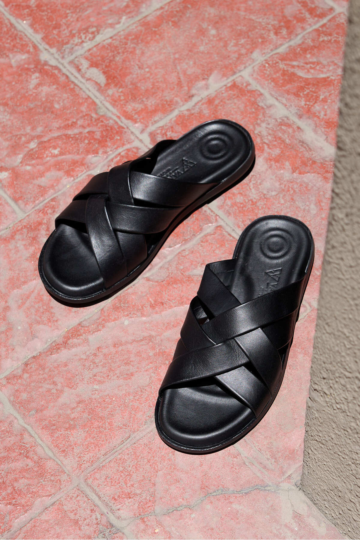 Drift Deri Erkek Terlik