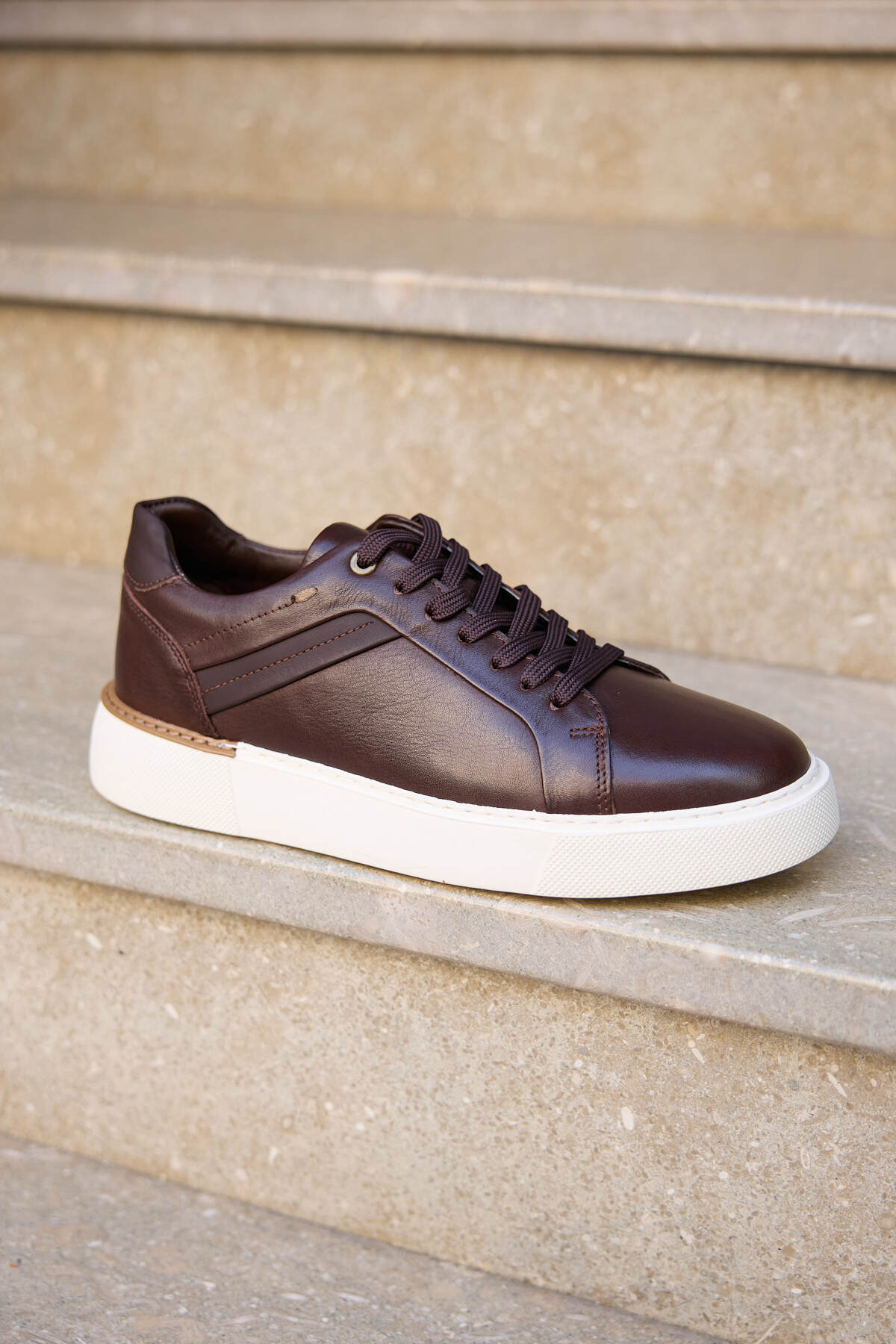 Leno % 100 Hakiki Deri Erkek Spor Günlük Ayakkabı