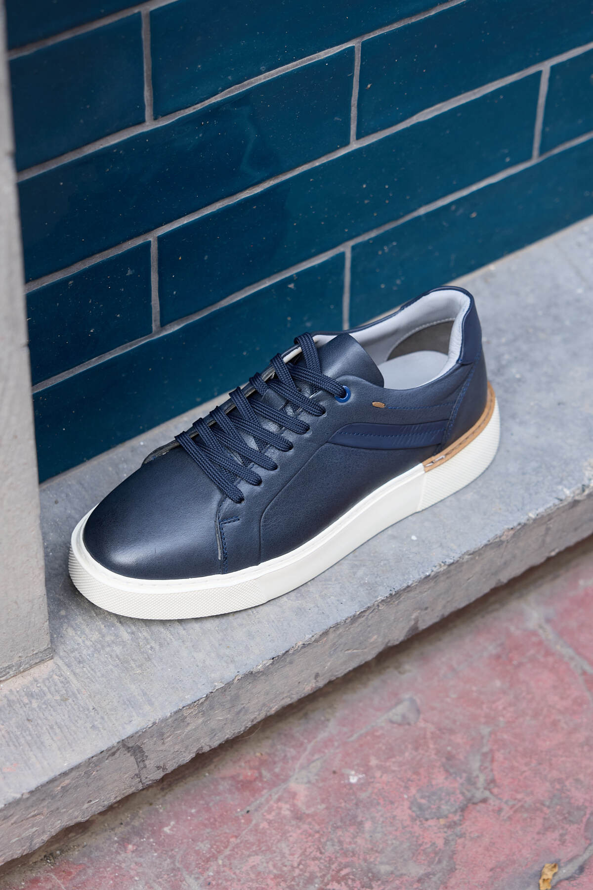 Leno % 100 Hakiki Deri Erkek Spor Günlük Ayakkabı