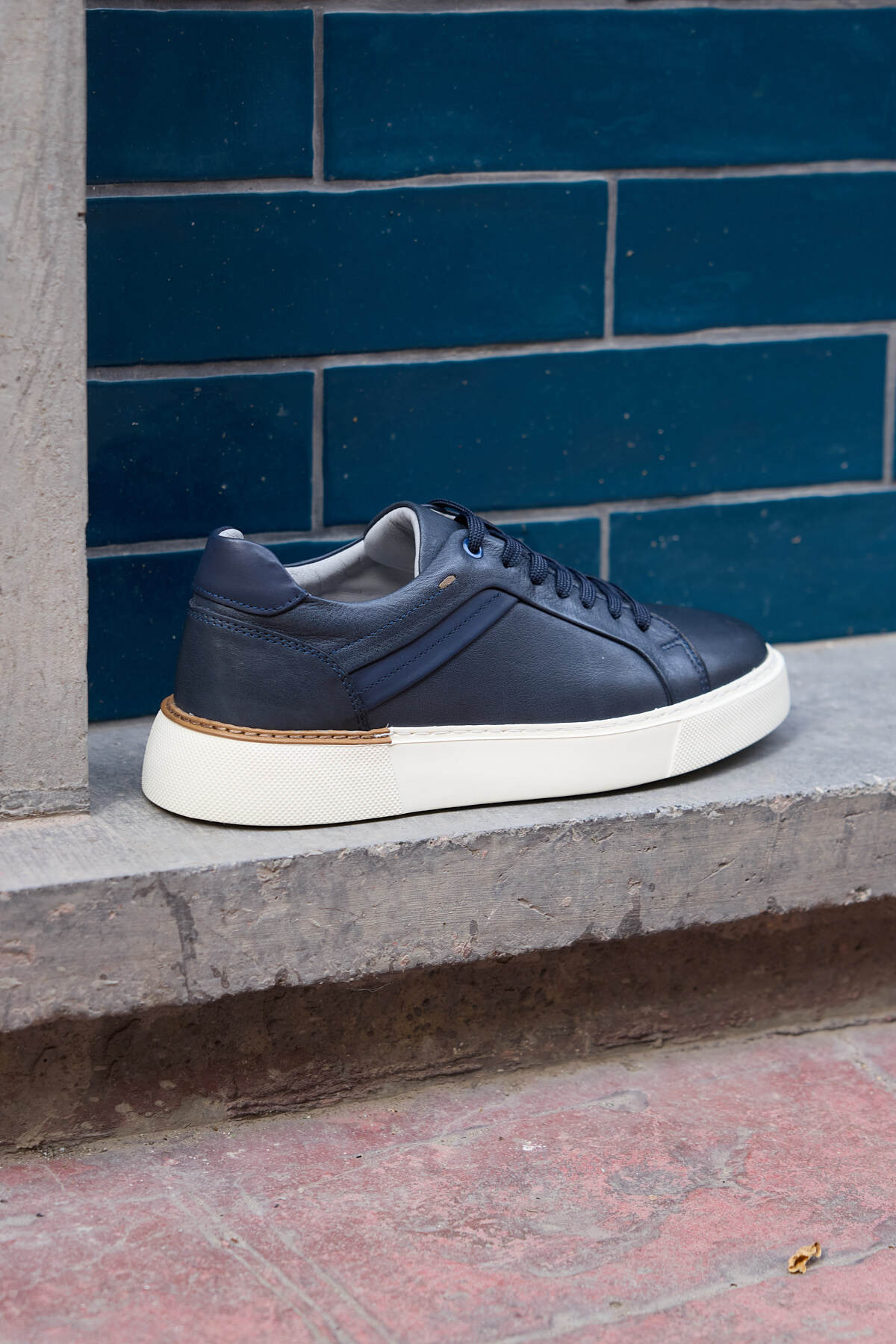 Leno % 100 Hakiki Deri Erkek Spor Günlük Ayakkabı