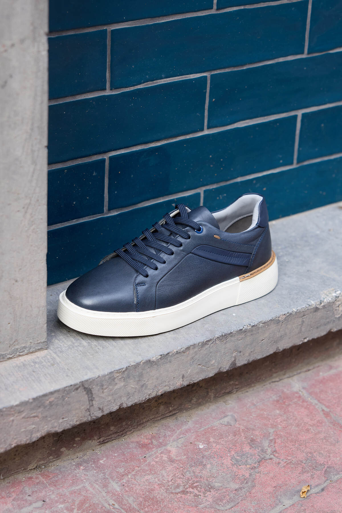 Leno % 100 Hakiki Deri Erkek Spor Günlük Ayakkabı