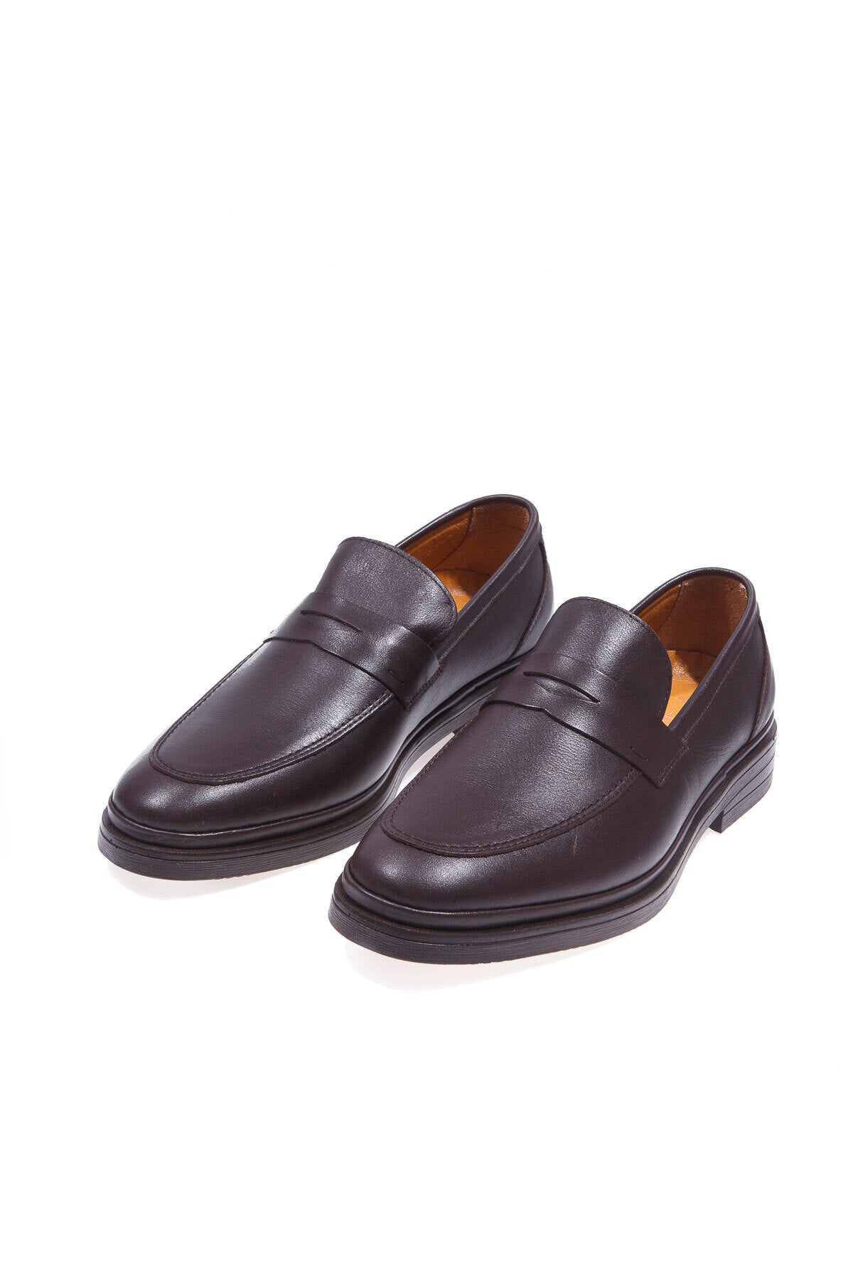 Malaga Kahverengi %100 Hakiki Deri Erkek Comfort Ayakkabı