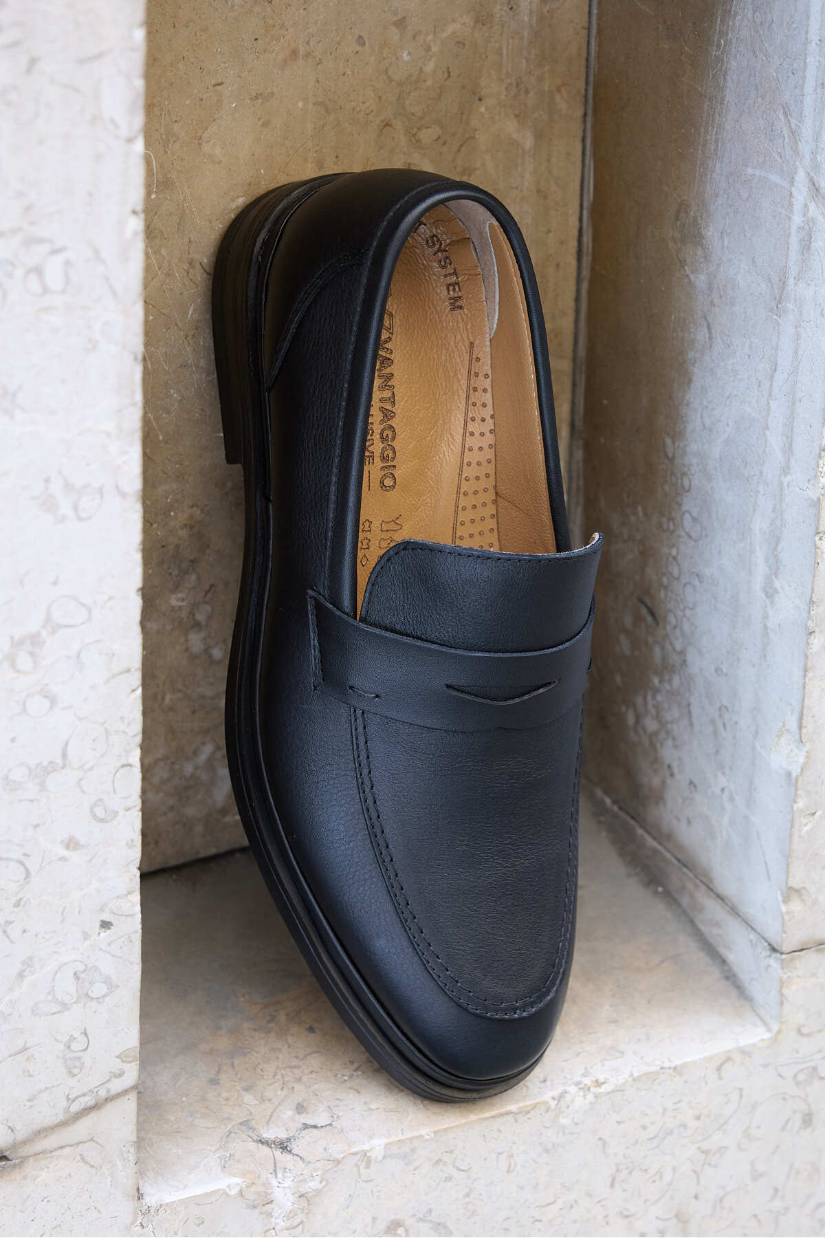 Malaga Kahverengi %100 Hakiki Deri Erkek Comfort Ayakkabı