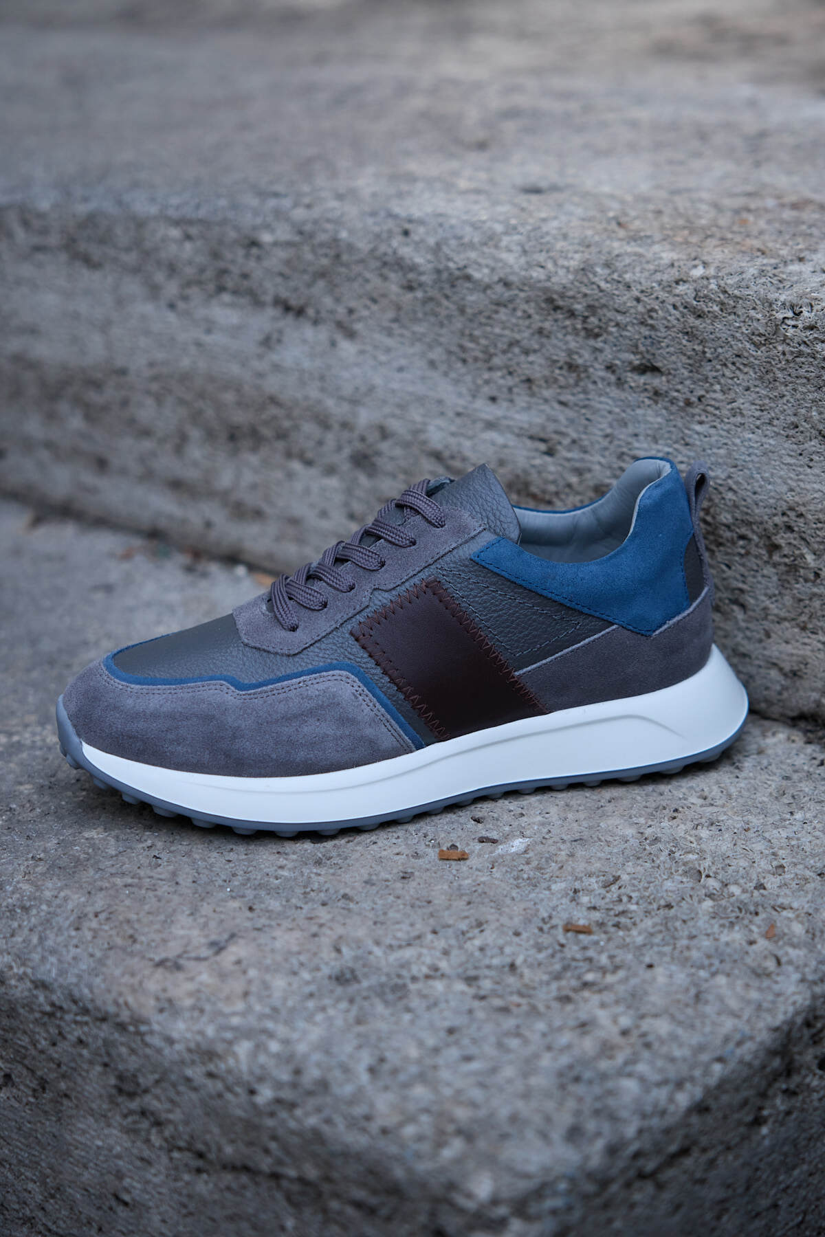 Marvello %100 Hakiki Deri Erkek Sneaker Ayakkabı