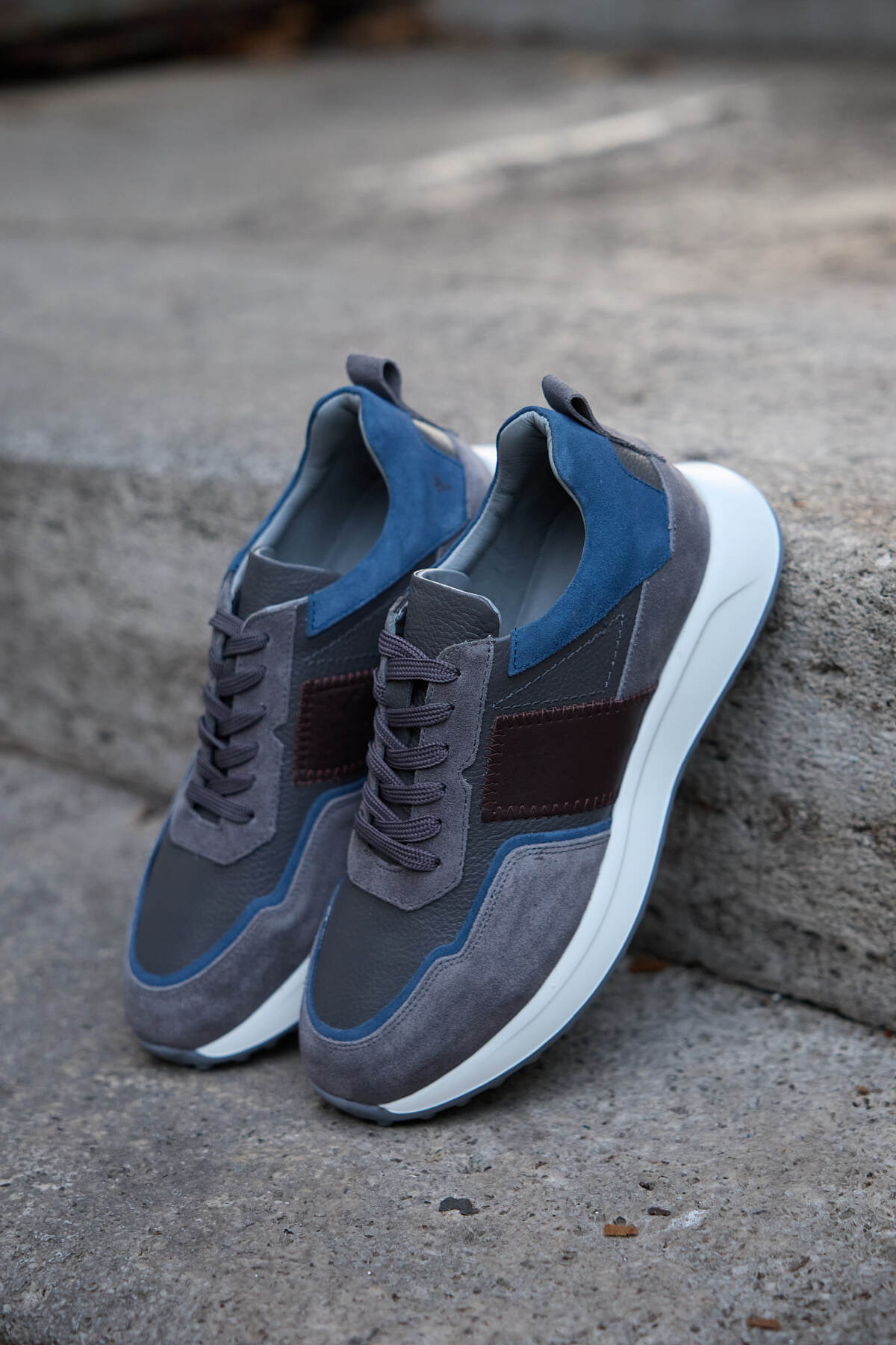 Marvello %100 Hakiki Deri Erkek Sneaker Ayakkabı