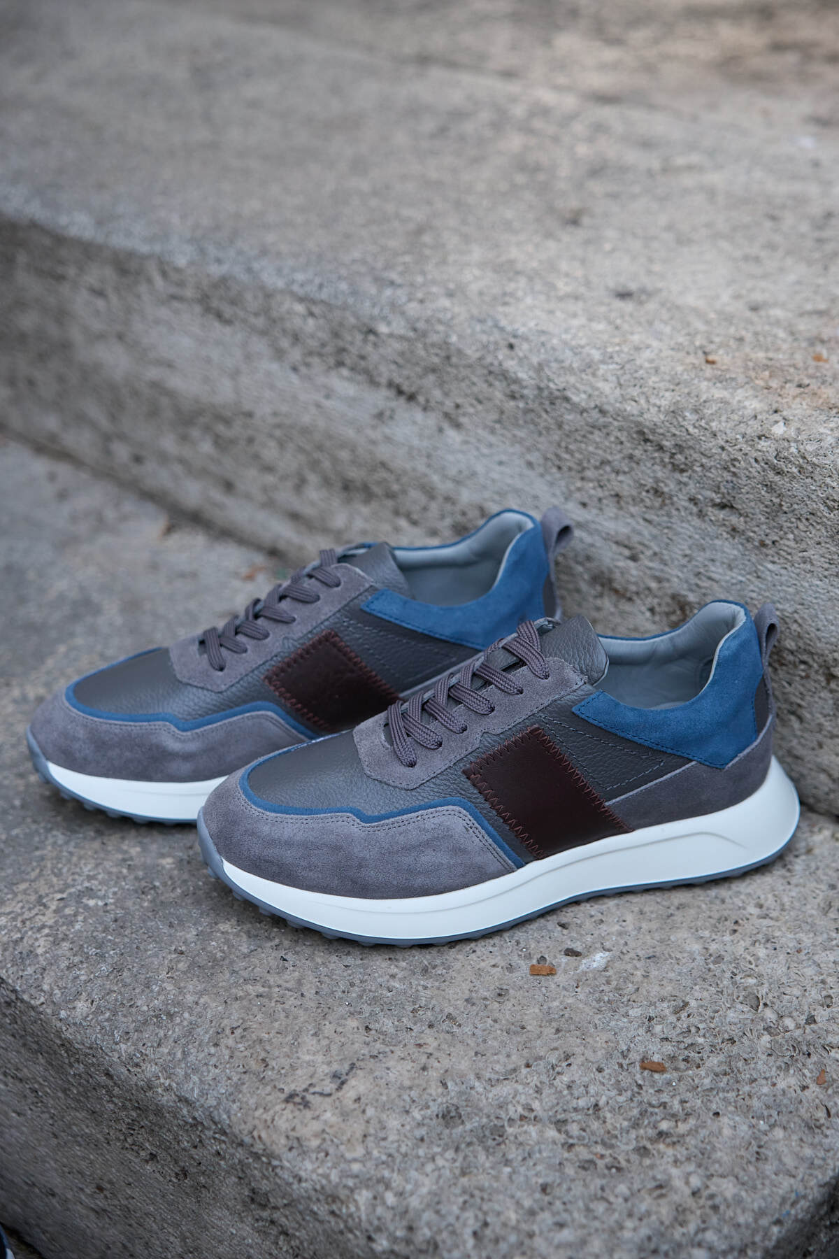 Marvello %100 Hakiki Deri Erkek Sneaker Ayakkabı