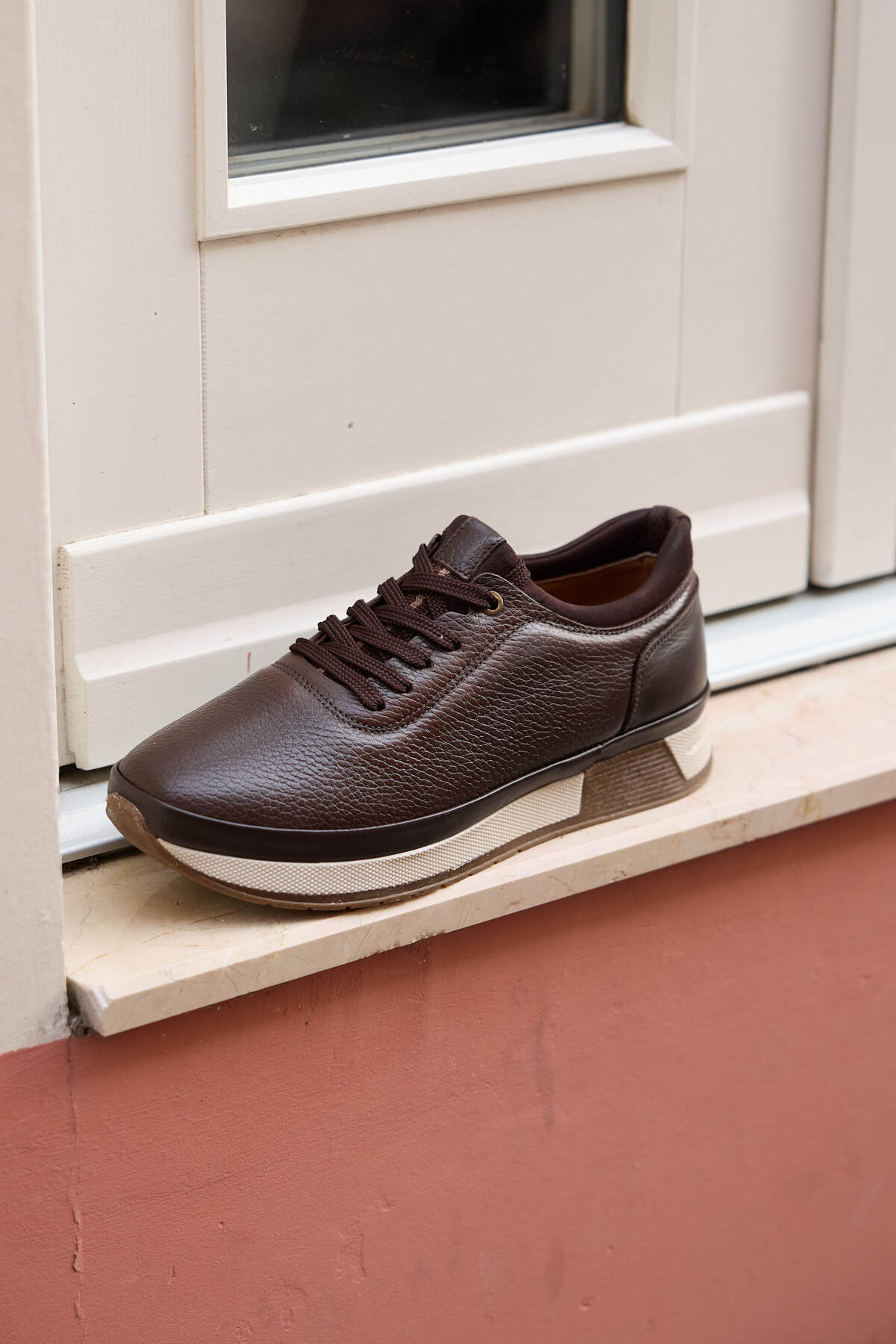 Marven % 100 Hakiki Deri Erkek Spor Günlük Ayakkabı