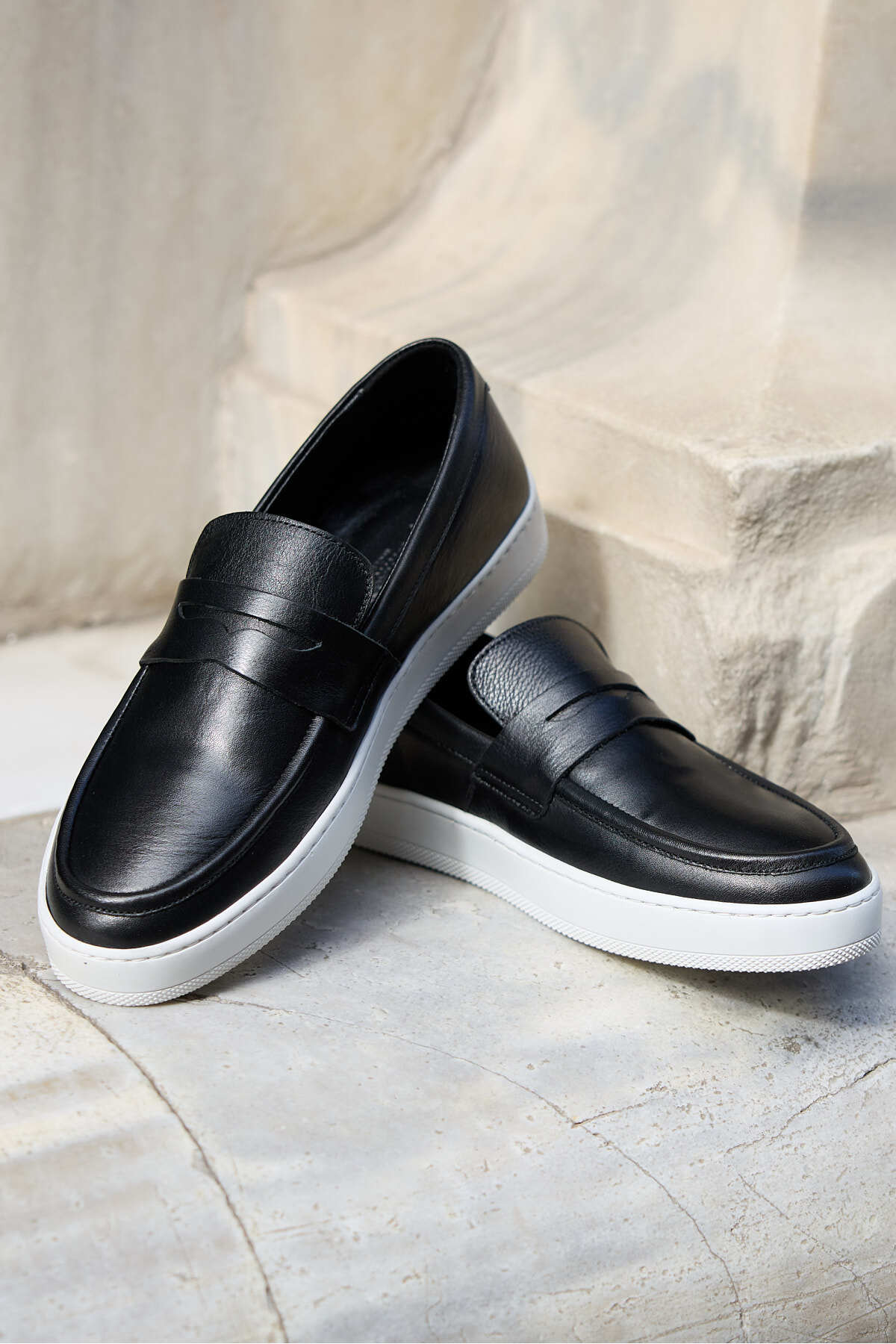 Ravenna %100 Hakiki Deri Erkek Loafer Ayakkabı, Günlük Casual Ayakkabı