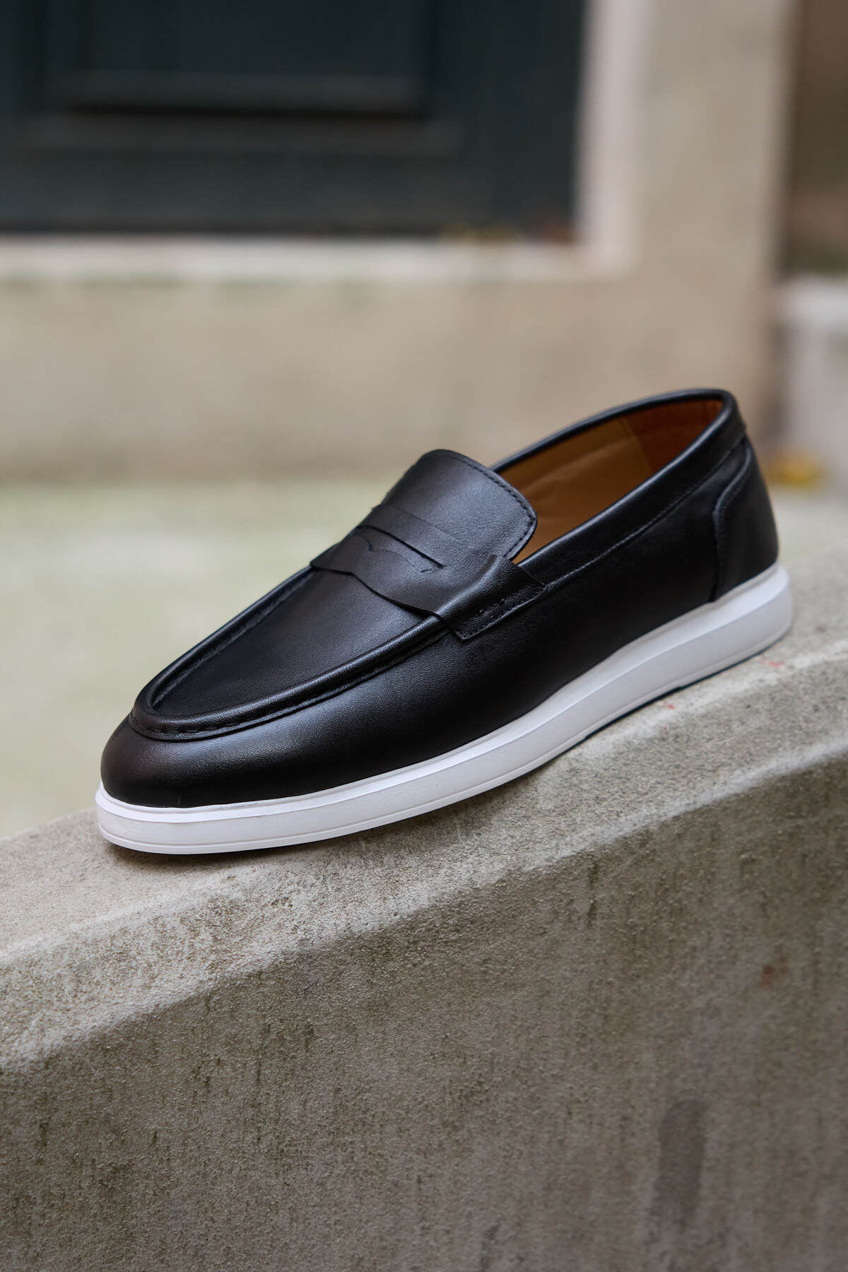 Rivani Süet % 100 Hakiki Deri Erkek Loafer Ayakkabı