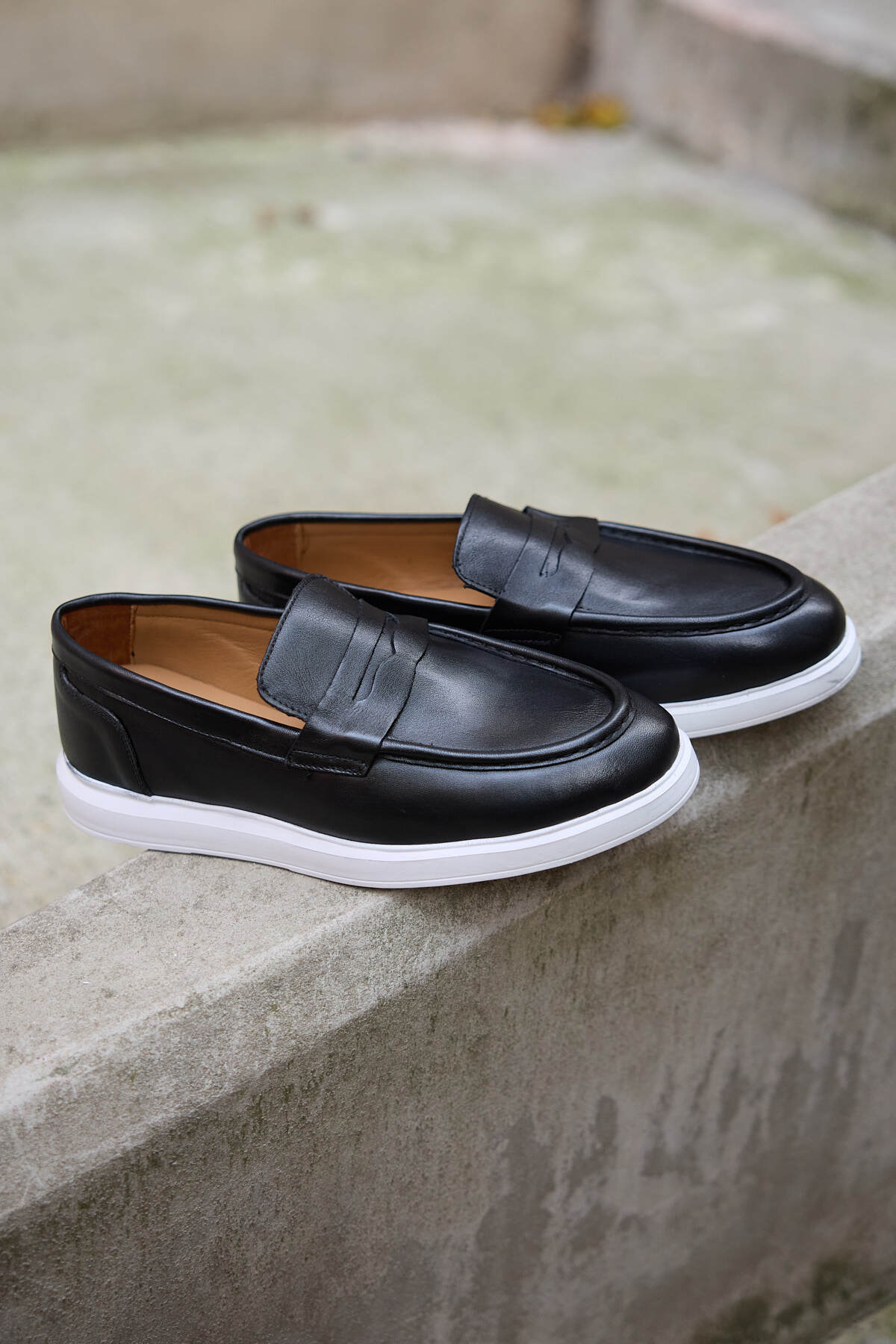 Rivani Süet % 100 Hakiki Deri Erkek Loafer Ayakkabı