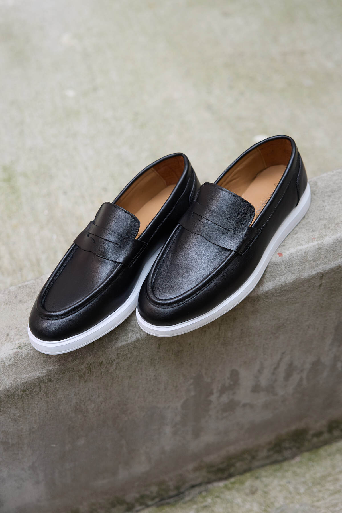 Rivani Süet % 100 Hakiki Deri Erkek Loafer Ayakkabı