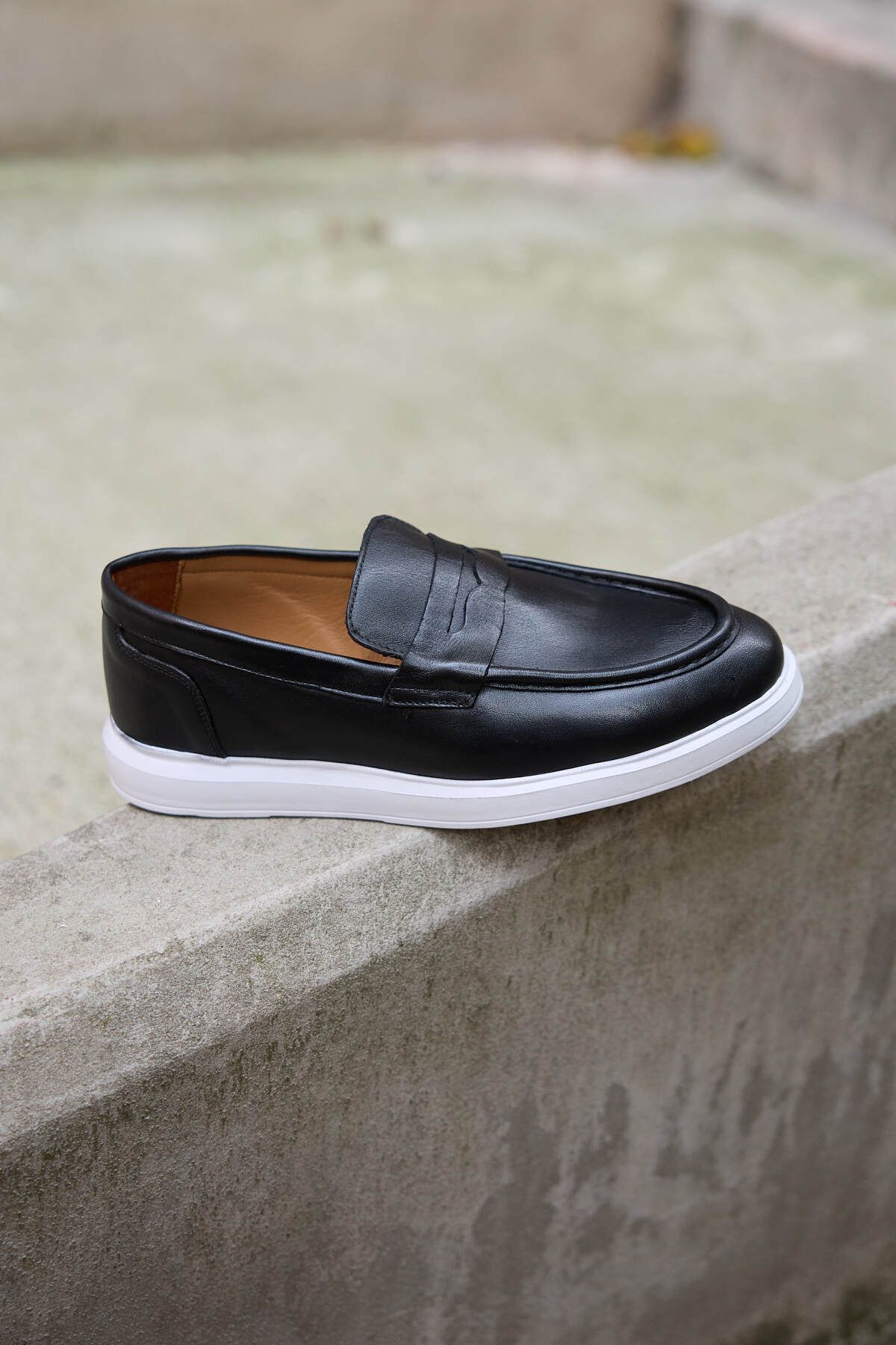 Rivani Süet % 100 Hakiki Deri Erkek Loafer Ayakkabı