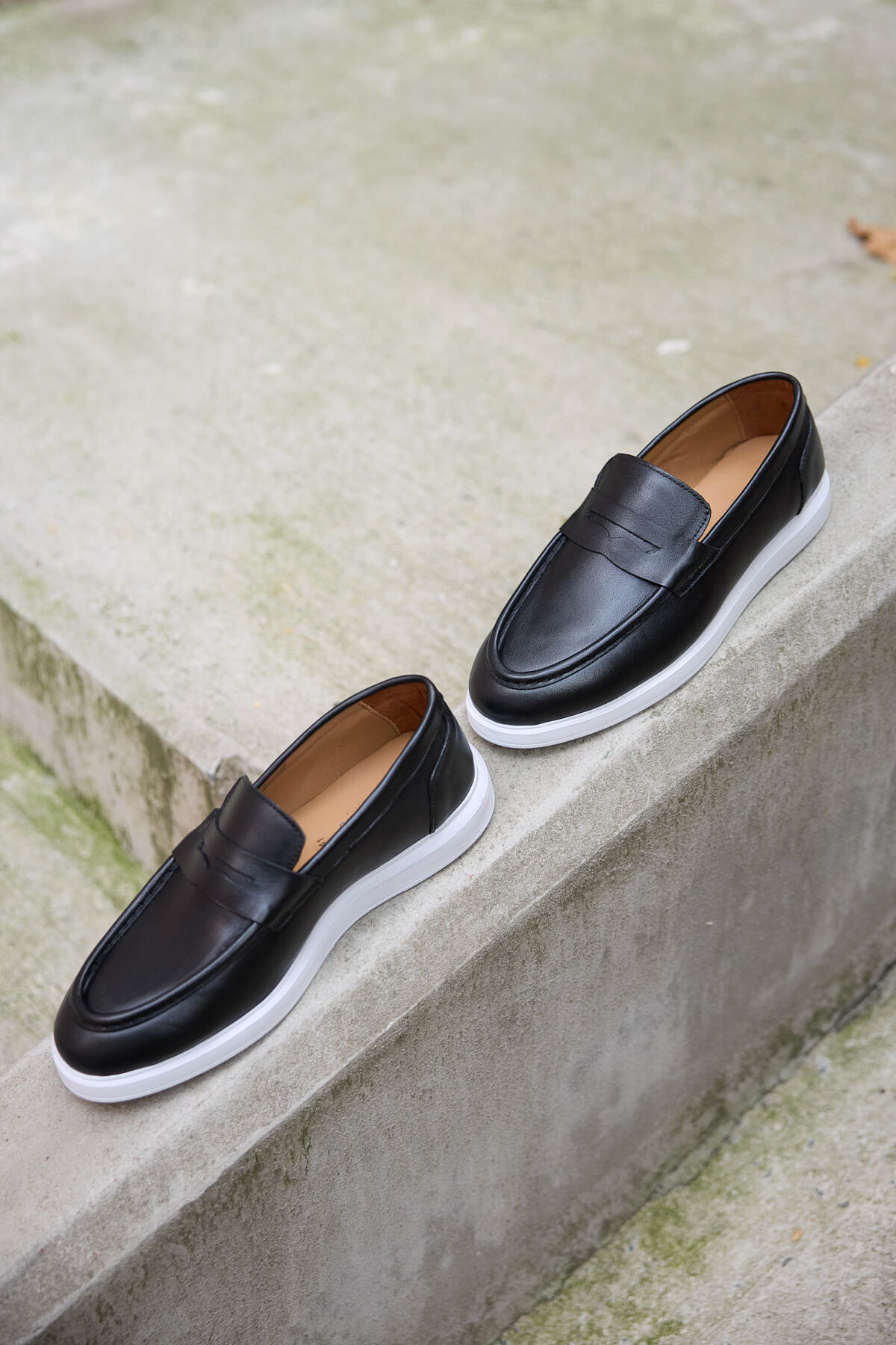 Rivani Süet % 100 Hakiki Deri Erkek Loafer Ayakkabı