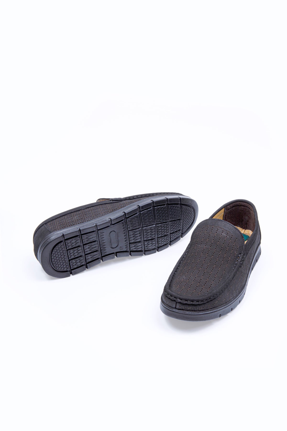 Robin Nubuk İç ve Dış  %100 Hakiki Deri Erkek Delikli Comfort Ayakkabı, Günlük Ayakkabı