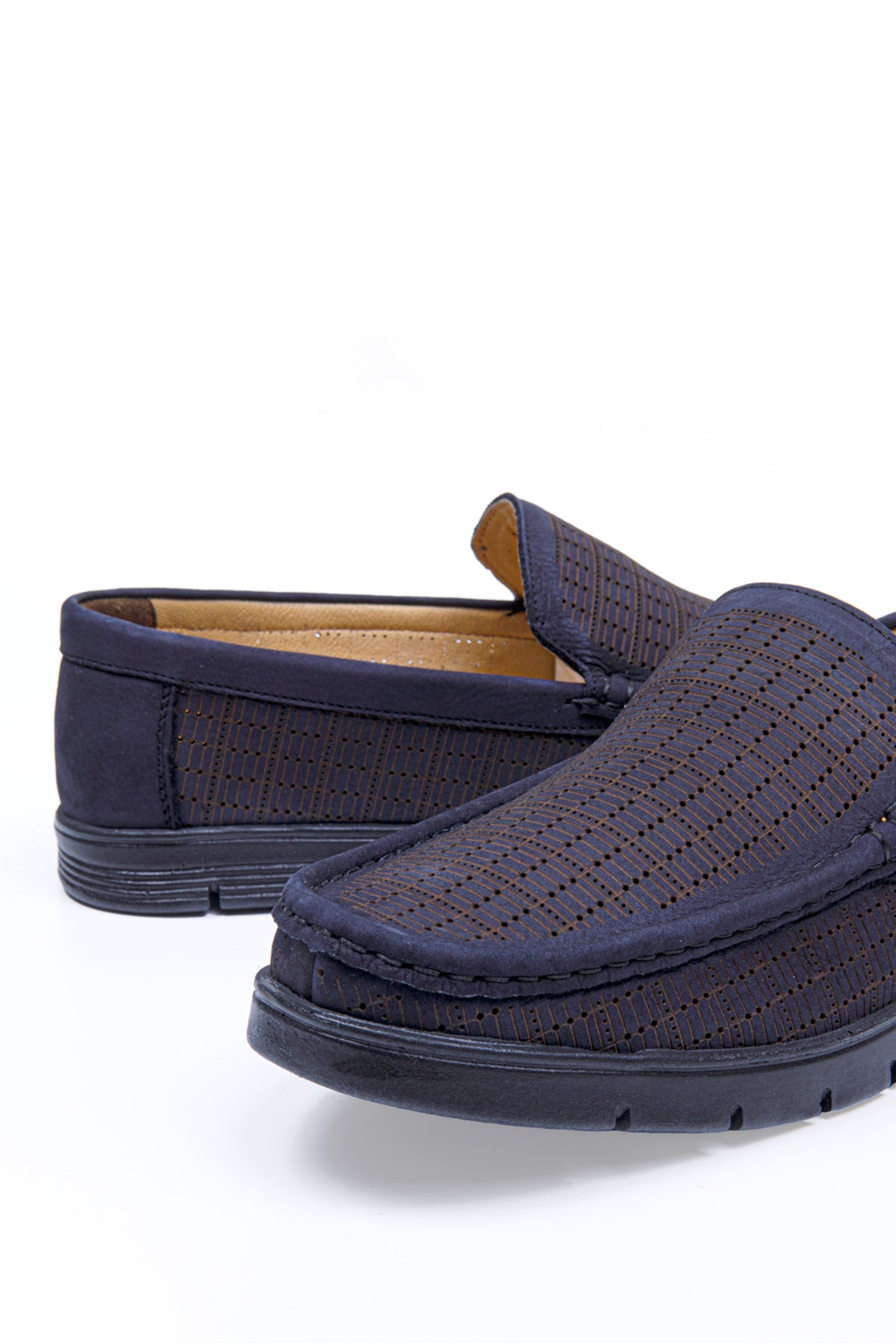 Robin Nubuk İç ve Dış  %100 Hakiki Deri Erkek Delikli Comfort Ayakkabı, Günlük Ayakkabı