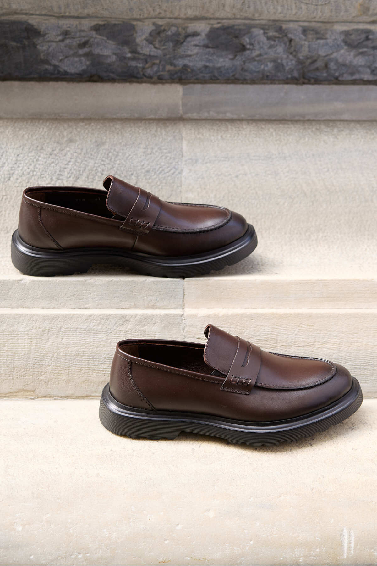 Romeo %100 Hakiki Deri Erkek Klasik Günlük Ayakkabı