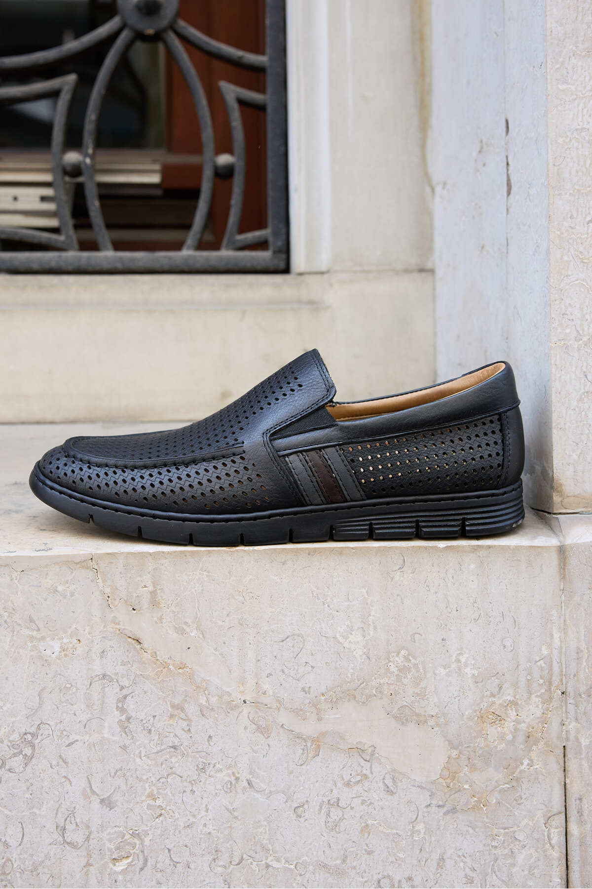 Rover %100 Hakiki Deri Delikli Comfort Erkek Ayakkabı