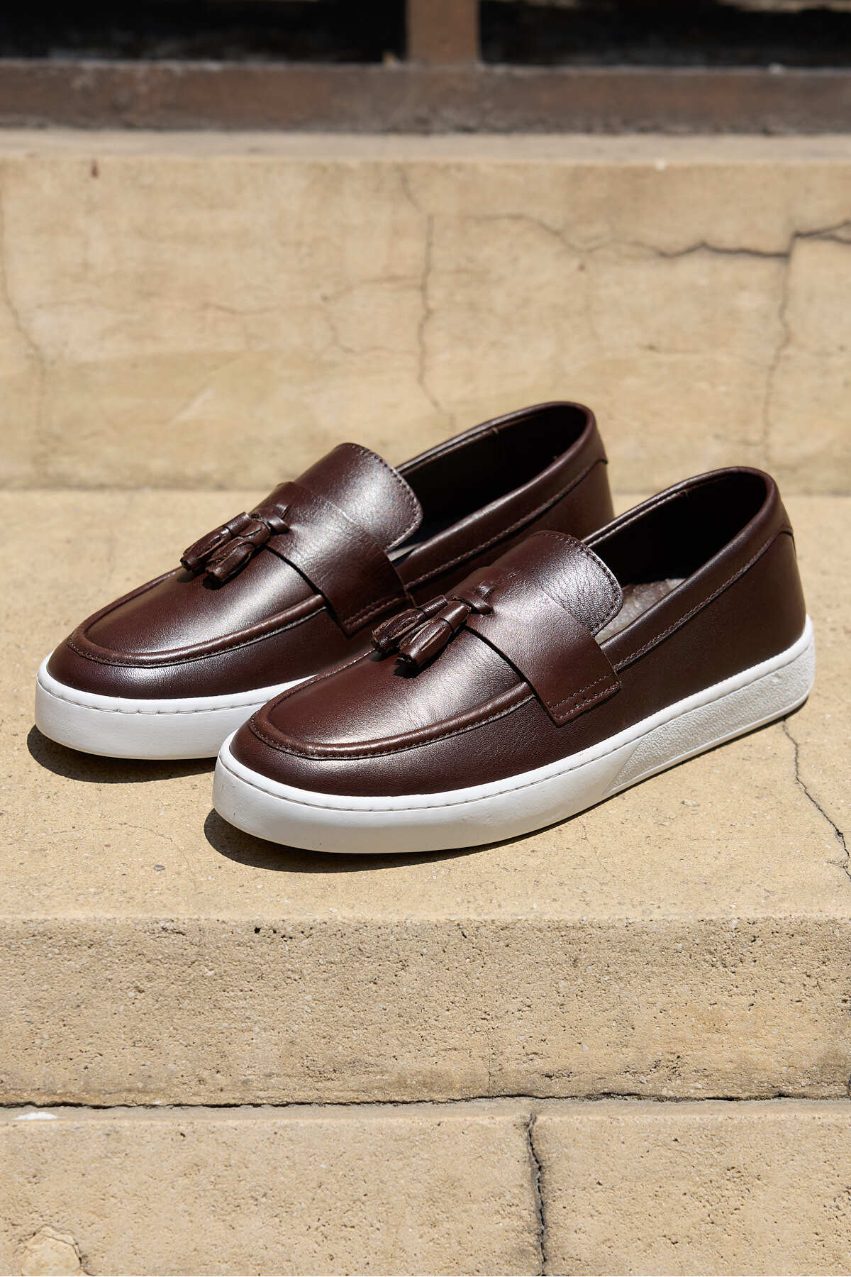 Tassel  %100 Hakiki Deri Erkek Loafer Ayakkabı, Günlük Casual Ayakkabı