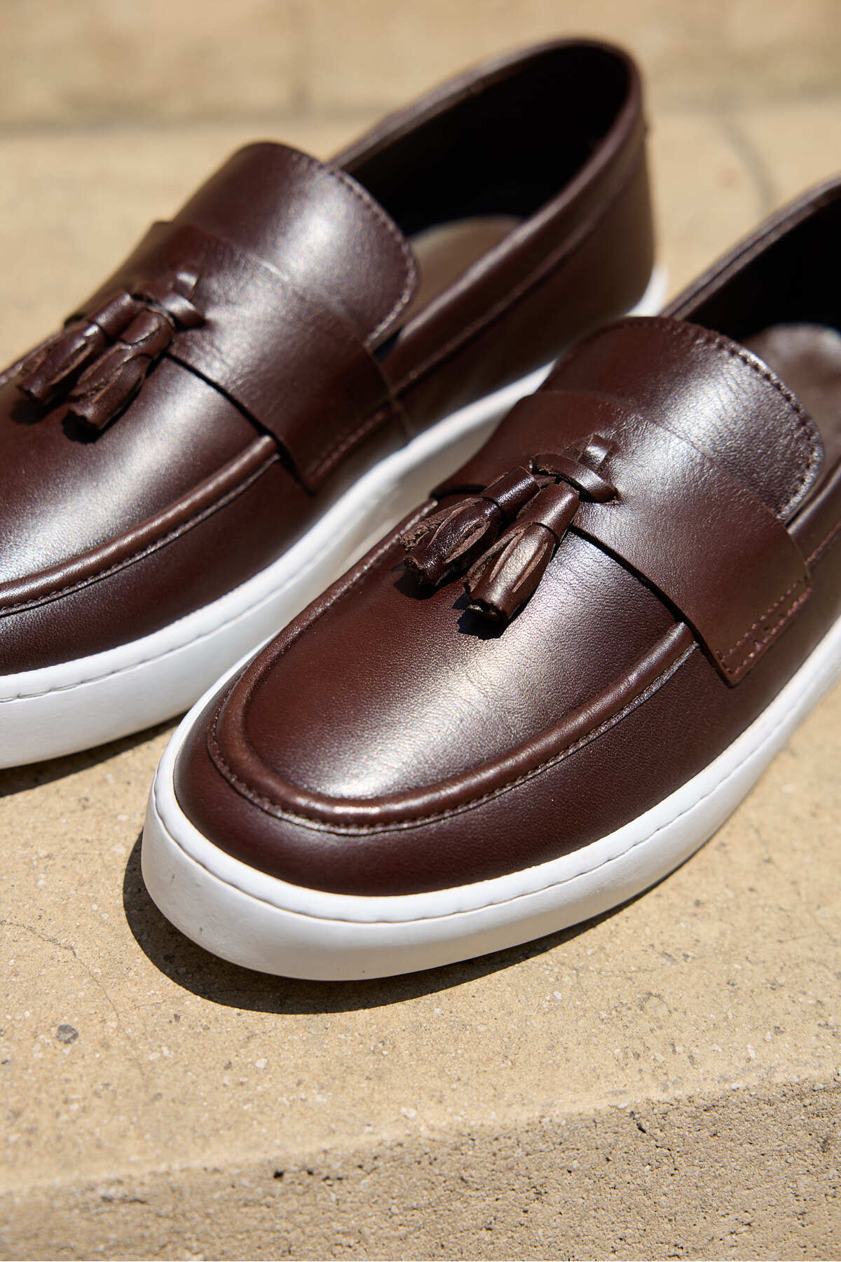 Tassel  %100 Hakiki Deri Erkek Loafer Ayakkabı, Günlük Casual Ayakkabı