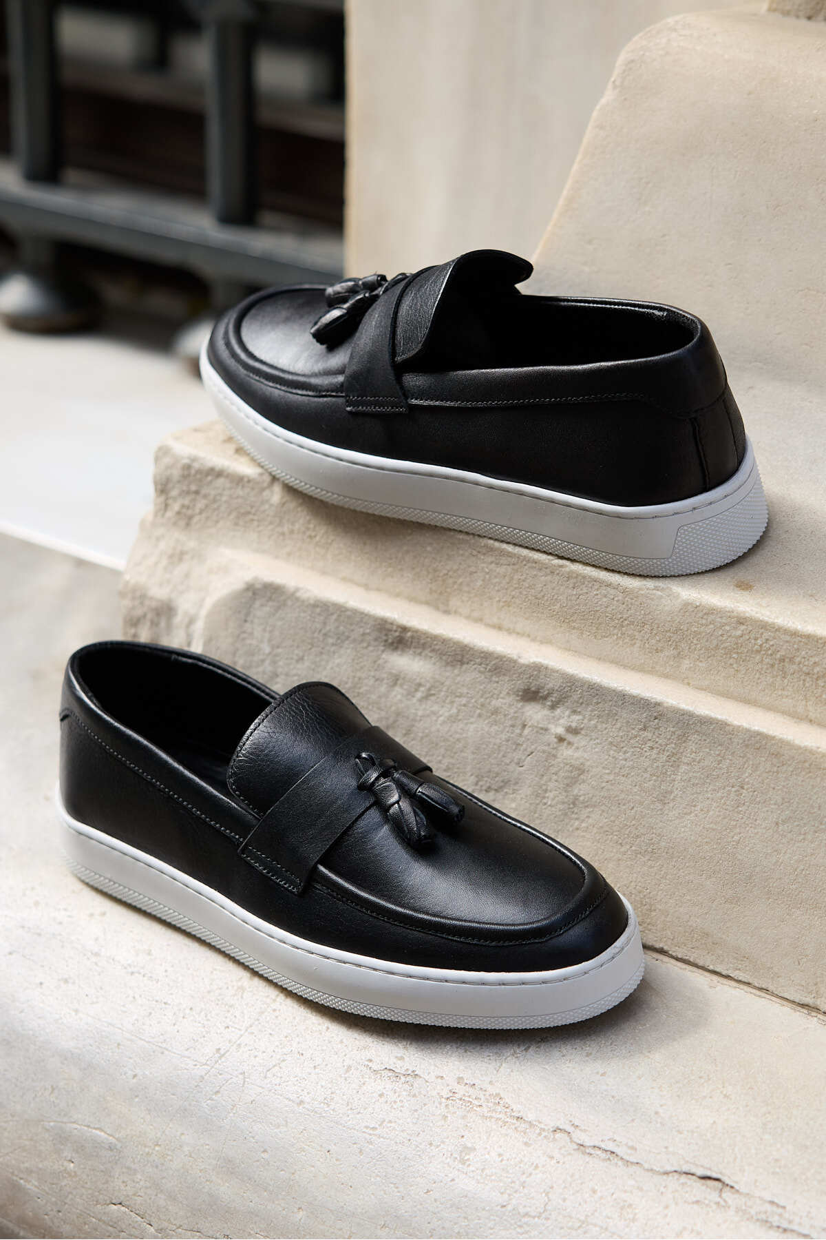 Tassel  %100 Hakiki Deri Erkek Loafer Ayakkabı, Günlük Casual Ayakkabı