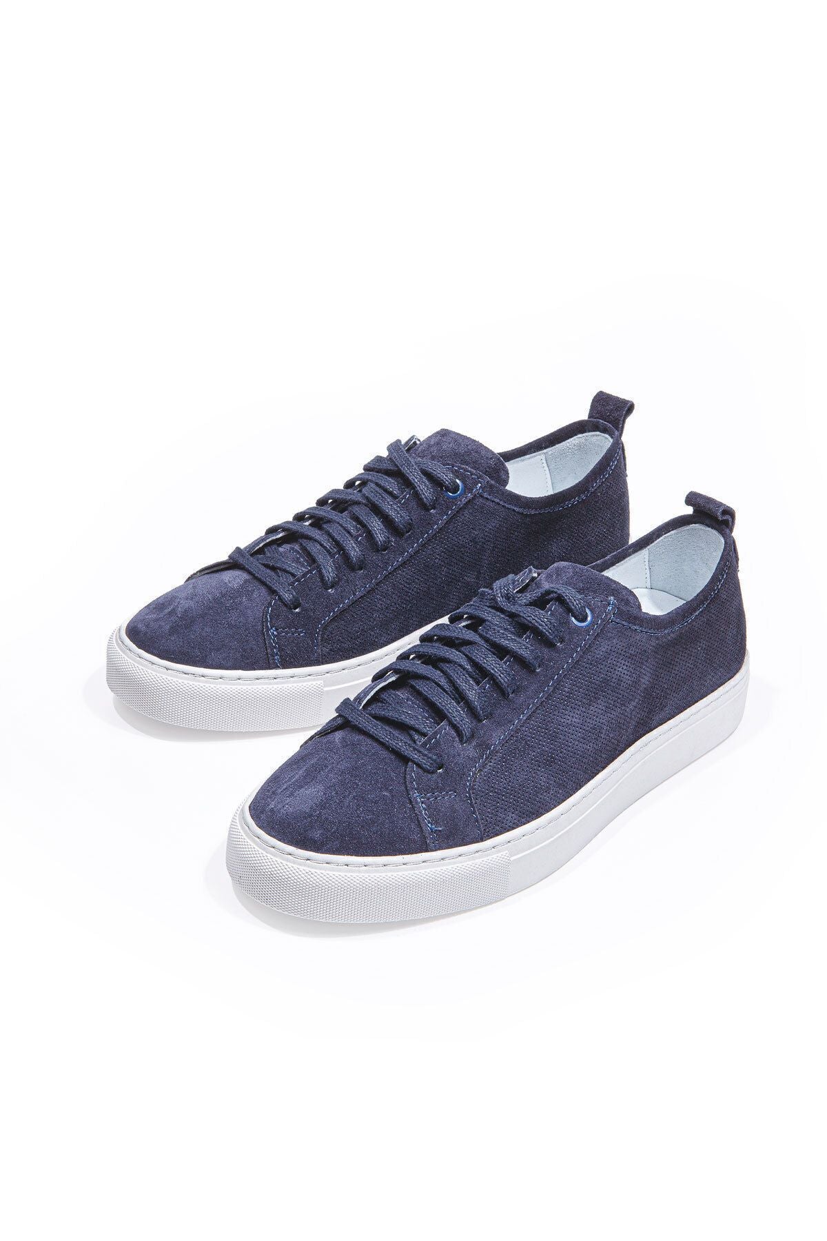 Valon Bağcıklı Delikli Süet Erkek Sneaker Ayakkabı